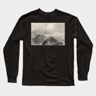 View from Sugarloaf, Bantry Bay, Cork, Ireland Long Sleeve T-Shirt